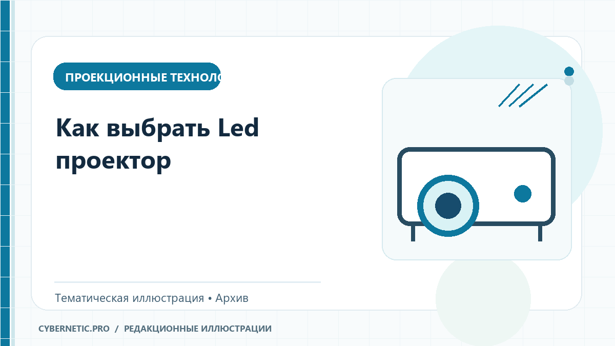 Тематическая иллюстрация к архивной статье: Как выбрать Led проектор