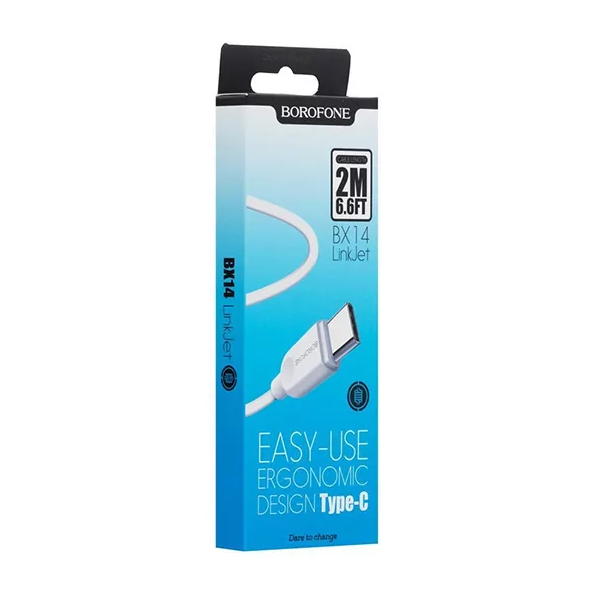 Кабель USB Type-C Borofone BX14 2 метра
