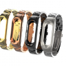Браслет для Xiaomi Mi Band 5 три звена раскладной замок