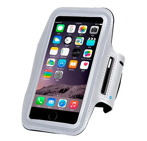 Чехол на руку с окном для смартфона / Спортивный чехол для телефона / чехол на руку для телефона для бега