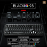 Клавиатура MIIIW BlackIO98 Беспроводная Механическая Программируемая с RGB Подсветкой Black Gold