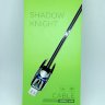 Кабель Hoco U30 Shadow Knight USB-micro USB 2.4А USB 2.0 (1.2 м)  METALL