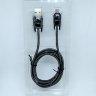 Кабель Hoco U30 Shadow Knight USB-micro USB 2.4А USB 2.0 (1.2 м)  METALL