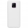 Чехол для Xiaomi Redmi 10X 5G / 10X Pro 5G Nillkin Frosted белый (бампер + подставка)