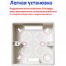 5 шт. Квадратный подрозетник монтажная коробка 86*86*35