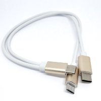 Кабель Type-C на Type-C + MicroUSB