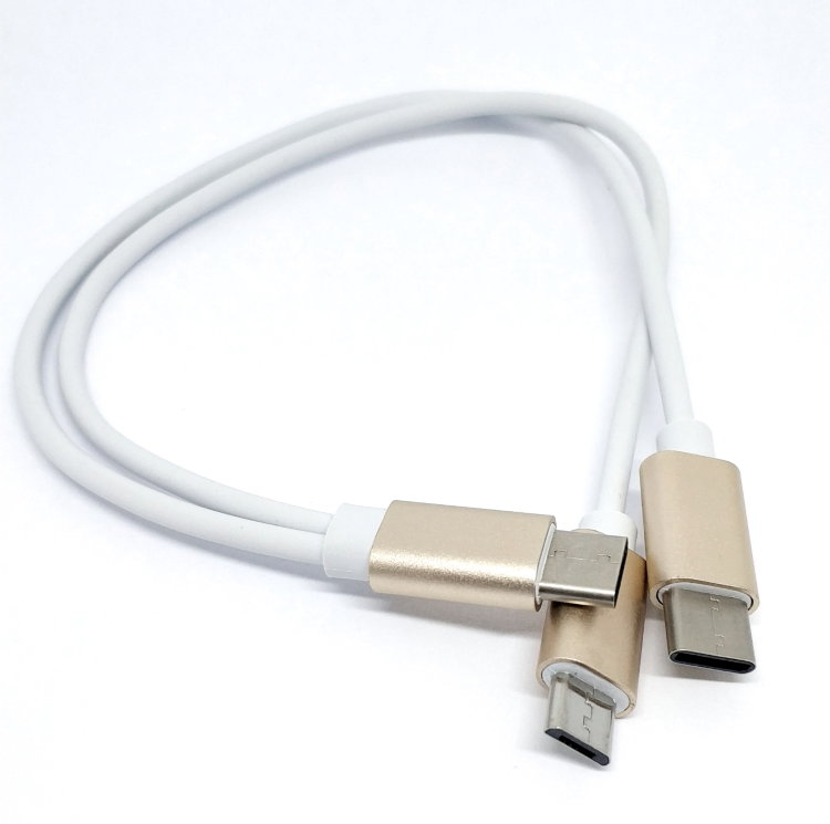 Кабель Type-C на Type-C + MicroUSB