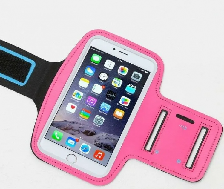 Чехол на руку с окном для смартфона / Спортивный чехол для телефона / чехол на руку для телефона для бега 140*80 мм