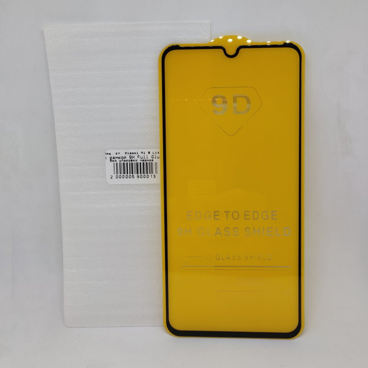Стекло для Xiaomi Mi 9 Lite 9D | Mi CC9 9H (с рамкой)