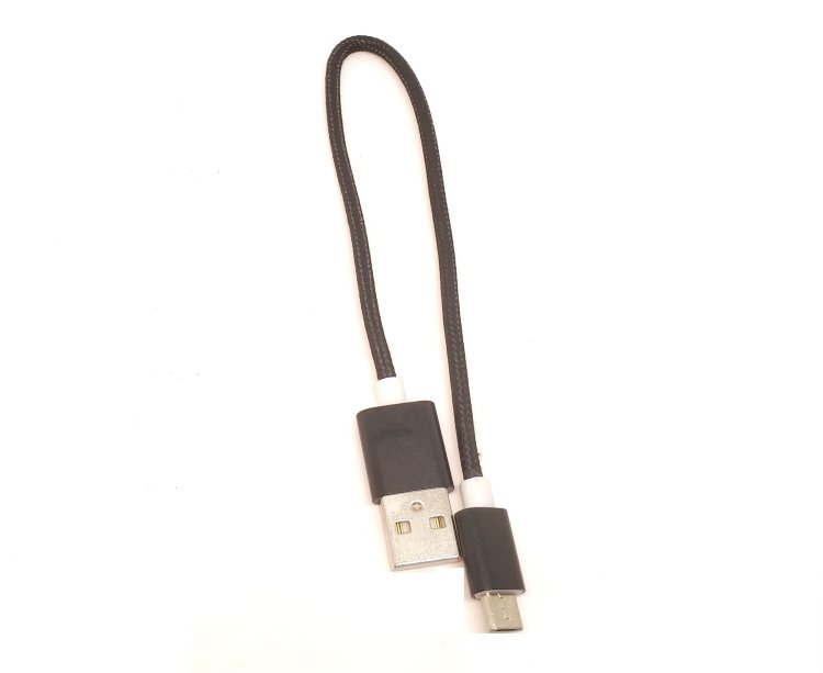 Кабель MicroUSB 20 см в колбе MLD
