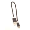 Кабель MicroUSB 20 см в колбе MLD