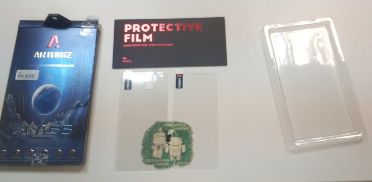 Стекло для iPhone X матовое на обе стороны Artoriz