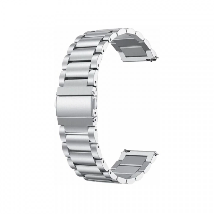 20 мм Серебристый Металлический ремешок для часов крупное звено, быстросъём в комплекте